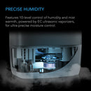 AC INFINITY CLOUDFORGE T5 Plant Humidifier 9L - Cool and Warm Mist, VPD Humidity Controls