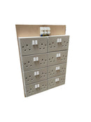 MDF Blank Socket Board - 16 way