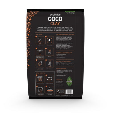 Ecothrive 60/40 Coco Clay Mix 45L - price includes heavy item delivery surcharge - cheaper instore!