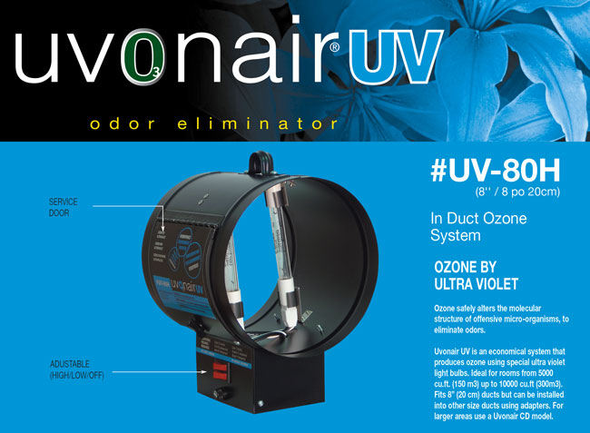 Uvonair UV-80H  Ozone Generator